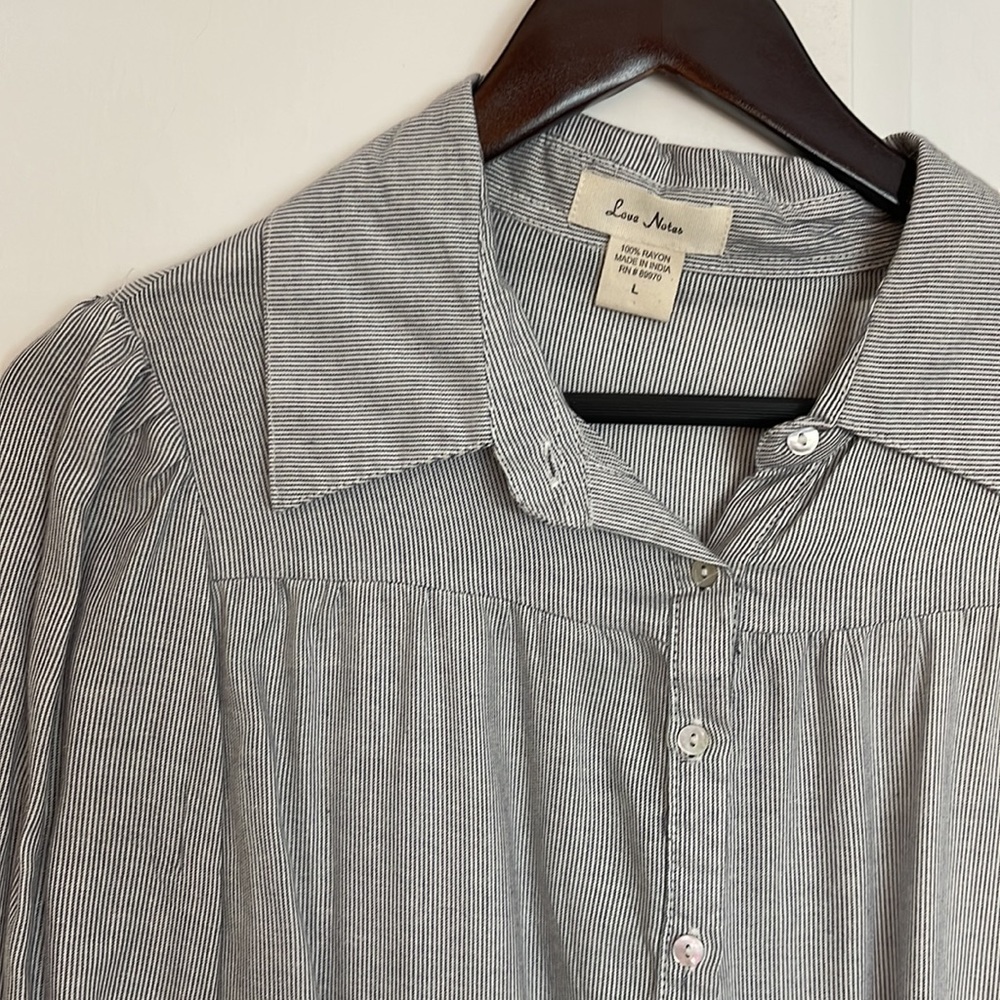 Pinstripe button down - Picture 2 of 5